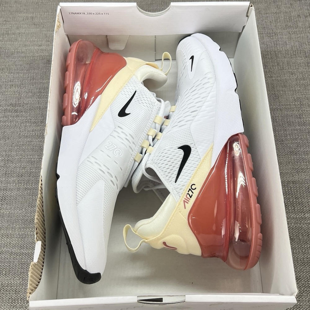 Nike Air Max 270 White Pail Ivory New AH6789 123 Women Sz 11 / Men Sz 9.5 - Picture 7 of 8